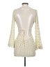 Unbranded 100% Polyester Ivory Cocktail Dress Size S - photo 2