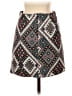 THML Argyle Gray Casual Skirt Size XS - photo 2
