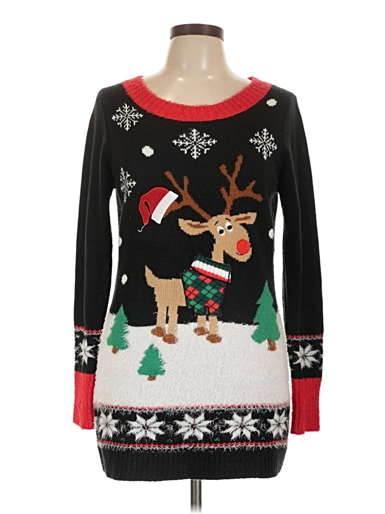 Pre-owned No Boundaries Pullover Sweater In Black