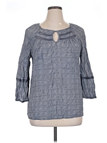 Como Blu 3/4 Sleeve Blouse (view 1)