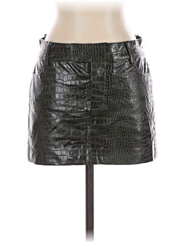 MNG Faux Leather Skirt (view 1)
