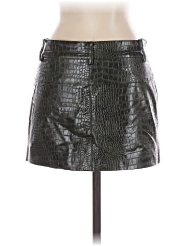 MNG Faux Leather Skirt (view 2)