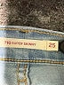 Levi's Solid Blue Jeans Size 25 waist - photo 4