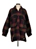 Zara Plaid Burgundy Coat Size XS - Sm - photo 1