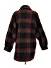 Zara Plaid Burgundy Coat Size XS - Sm - photo 2