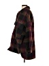 Zara Plaid Burgundy Coat Size XS - Sm - photo 5
