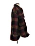 Zara Plaid Burgundy Coat Size XS - Sm - photo 4