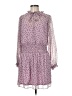 Socialite 100% Polyester Polka Dots Purple Casual Dress Size M - photo 1