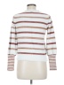 ASPEN Stripes White Turtleneck Sweater Size M - photo 2