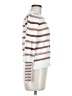 ASPEN Stripes White Turtleneck Sweater Size M - photo 4