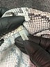 Elie Tahari 100% Polyester Animal Print Silver Long Sleeve Blouse Size M - photo 8