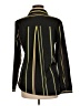Unbranded Stripes Black Long Sleeve Blouse Size M - photo 2