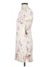 Zara Floral Ivory Cocktail Dress Size S - photo 5