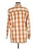 Universal Thread Plaid Orange Long Sleeve Button-Down Shirt Size M - photo 2