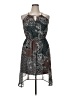 Bebop 100% Polyester Paisley Gray Blue Casual Dress Size XL - photo 1
