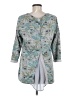 MULTIPLES Floral Tropical Teal Cardigan Size M - photo 2
