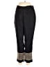 Assorted Brands Animal Print Black Casual Pants Size L - photo 1