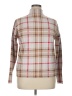 Tahari Plaid Tan Turtleneck Sweater Size XL - photo 1
