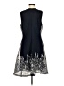 DKNY 100% Polyester Graphic Black Cocktail Dress Size P (petite) - photo 2