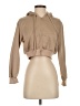 Shein 100% Polyester Tan Zip Up Hoodie Size XS - photo 1