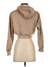 Shein 100% Polyester Tan Zip Up Hoodie Size XS - photo 2