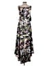 Kay Unger 100% Polyester Floral Black Jumpsuit Size 4 - photo 2