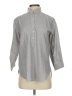 Finley Stars Gray 3/4 Sleeve Button-Down Shirt Size XS - photo 1