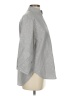 Finley Stars Gray 3/4 Sleeve Button-Down Shirt Size XS - photo 4