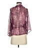 G by GUESS 100% Polyester Purple 3/4 Sleeve Blouse Size S - photo 1