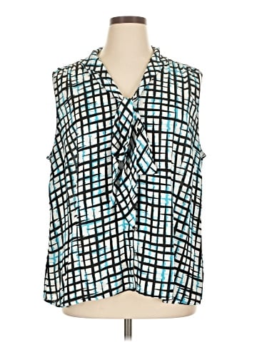 Tahari by ASL Sleeveless Blouse (view 1)