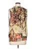 Cina Gold Sleeveless Blouse Size L - photo 1