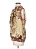 Cina Gold Sleeveless Blouse Size L - photo 5