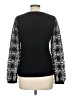 Ann Taylor LOFT Black Long Sleeve Blouse Size M - photo 2