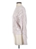 Autumn Cashmere 100% Cotton White Pink Pullover Sweater Size S - photo 5