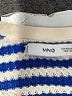 MNG Stripes Blue Casual Dress Size 2 - photo 6