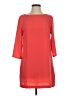 Tildon 100% Polyester Solid Orange Casual Dress Size S - photo 1