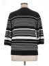 Josephine Chaus Stripes Black Pullover Sweater Size XL - photo 2