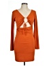Zara Orange Cocktail Dress Size L - photo 1