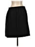 J.Crew 100% Polyester Solid Black Casual Skirt Size 2 - photo 2