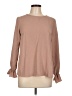 LTX Sportswear 100% Polyester Tan Long Sleeve Blouse Size L - photo 1