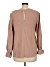 LTX Sportswear 100% Polyester Tan Long Sleeve Blouse Size L - photo 2