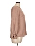LTX Sportswear 100% Polyester Tan Long Sleeve Blouse Size L - photo 4