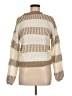 Shein 100% Acrylic Stripes Tan Pullover Sweater Size 6 - photo 1