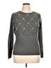 Elle Stars Gray Pullover Sweater Size XL - photo 1