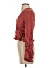 Do & Be 100% Polyester Burgundy Long Sleeve Blouse Size S - photo 5