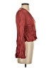 Do & Be 100% Polyester Burgundy Long Sleeve Blouse Size S - photo 4