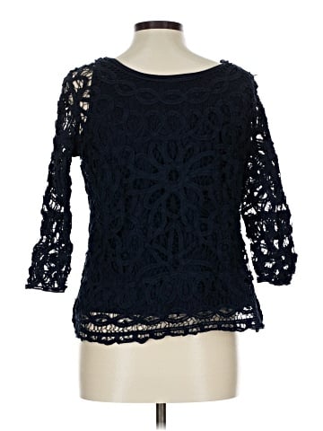 J. McLaughlin 3/4 Sleeve Blouse (view 2)