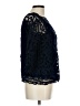 J. McLaughlin Black 3/4 Sleeve Blouse Size L - photo 4