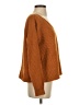 Lucky Brand Solid Orange Pullover Sweater Size S - photo 4