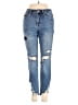 We the Free Hearts Blue Jeans Size 25 waist - photo 1